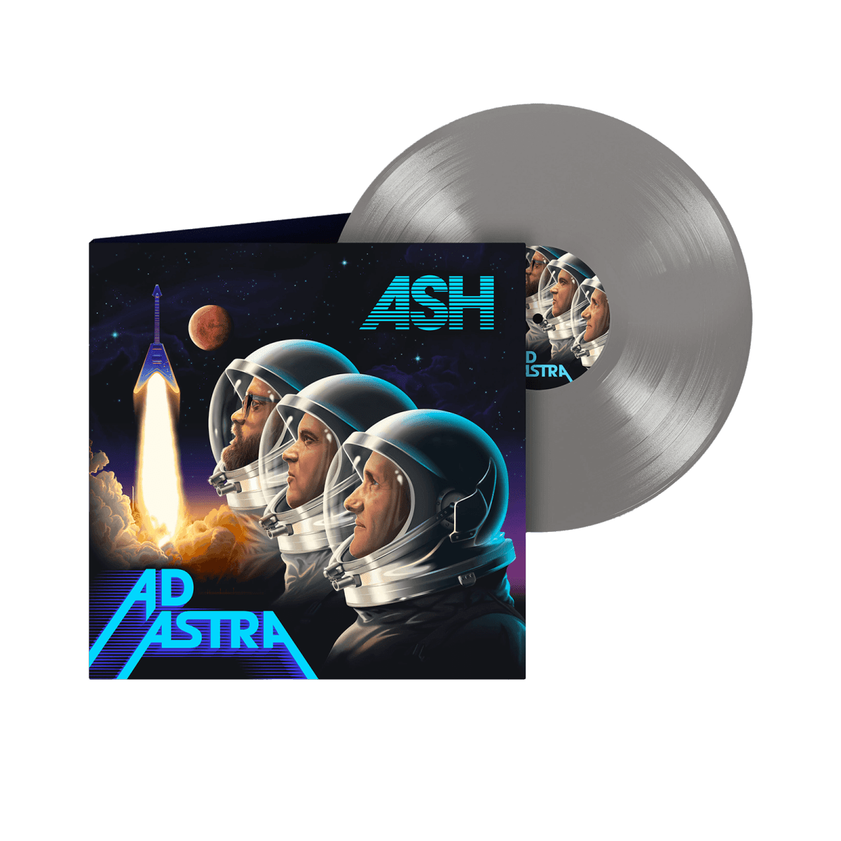 Ash : Ad Astra (LP)(Rocket Silver Vinyl) - Claddagh Records