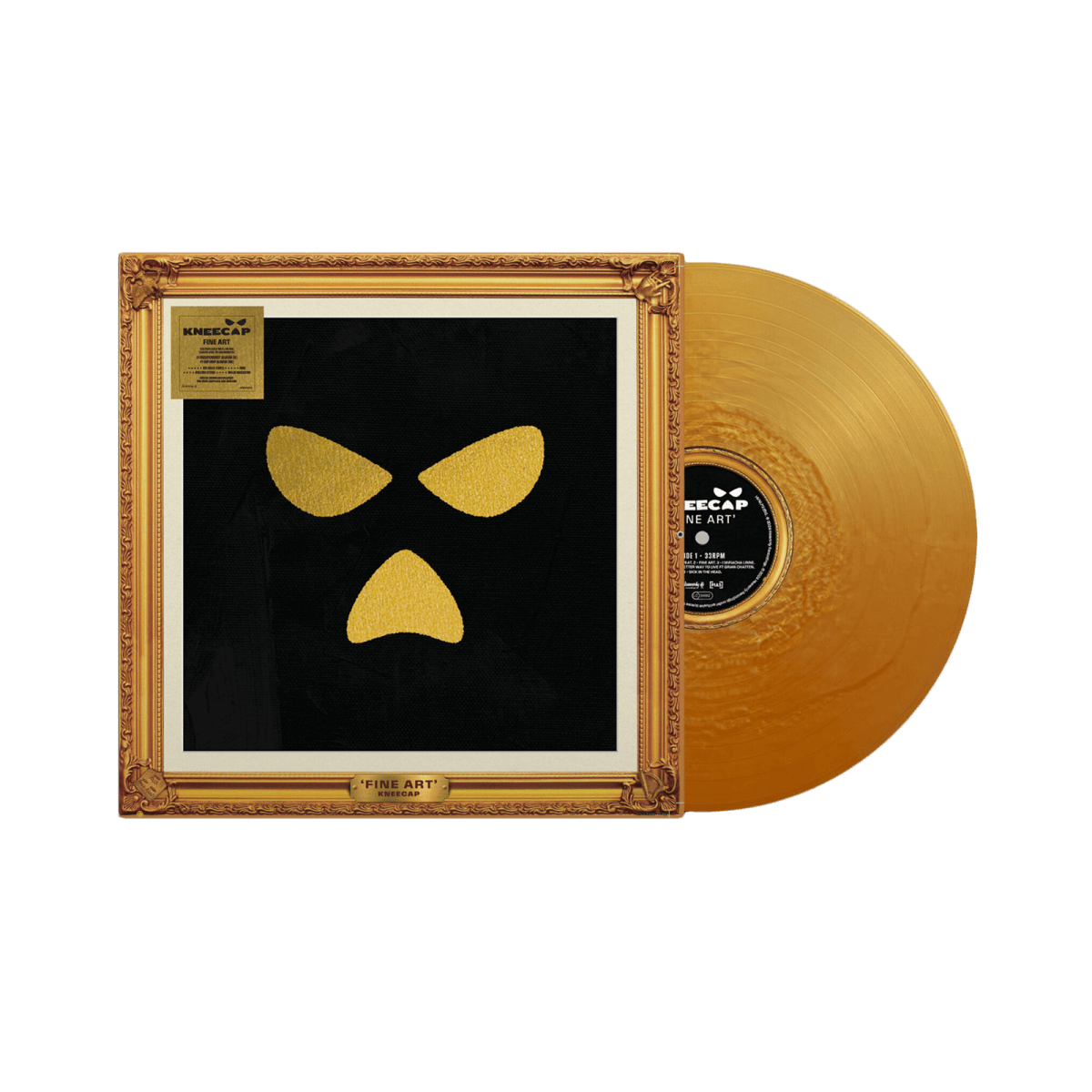 Kneecap : Fine Art (CERTIFIED GOLD VINYL EDITION) (Eire Exclusive) - Claddagh Records