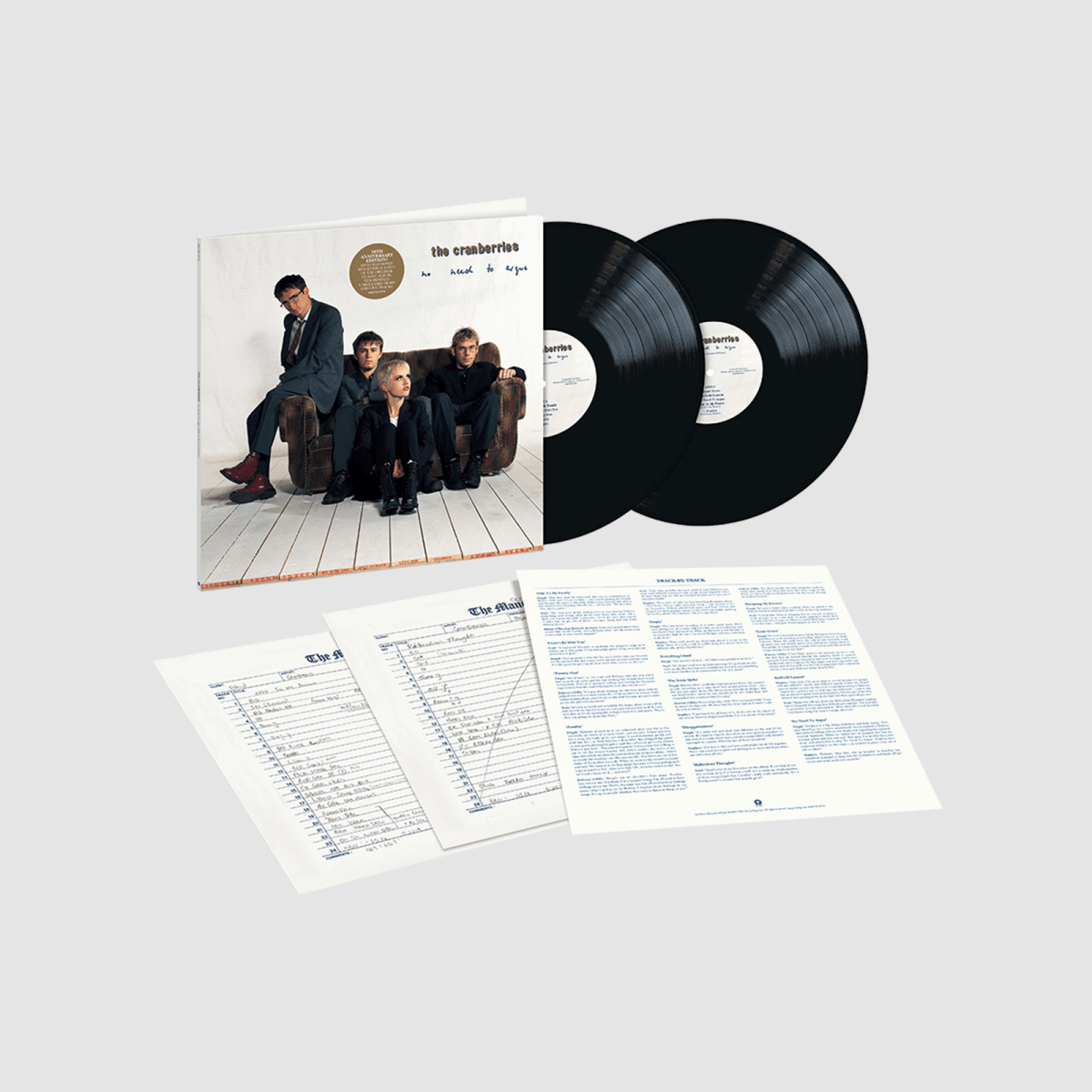 The Cranberries : No Need To Argue (3LP Set)(30th Anniversary Edition) (Deluxe Edition) - Claddagh Records
