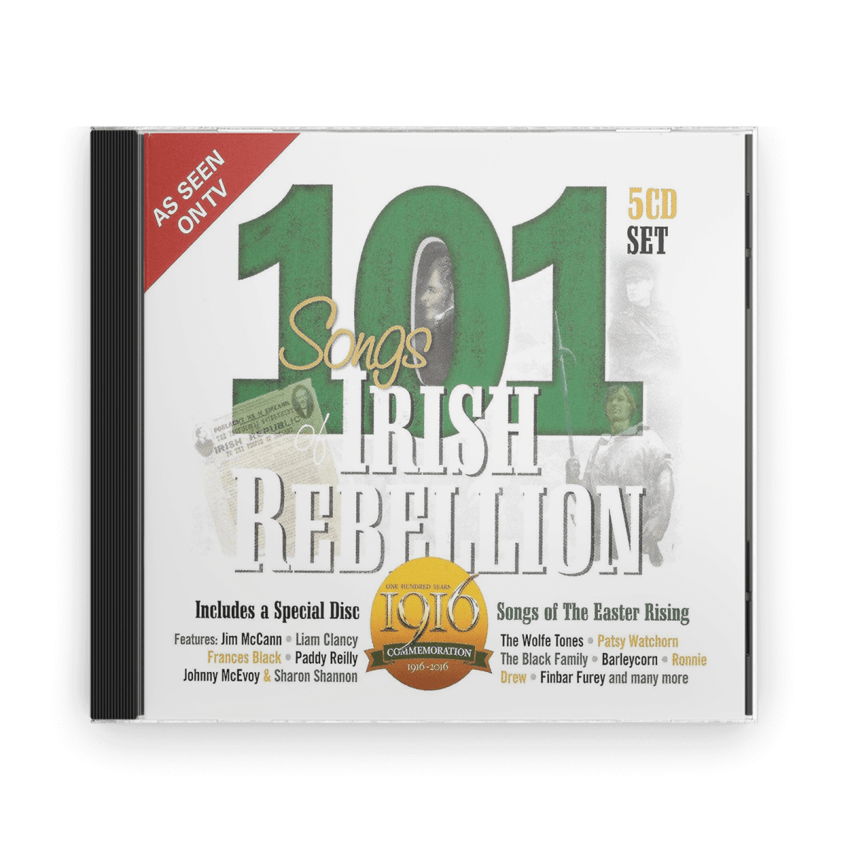 Various : 101 Songs of Irish Rebellion (5CD) - Claddagh Records