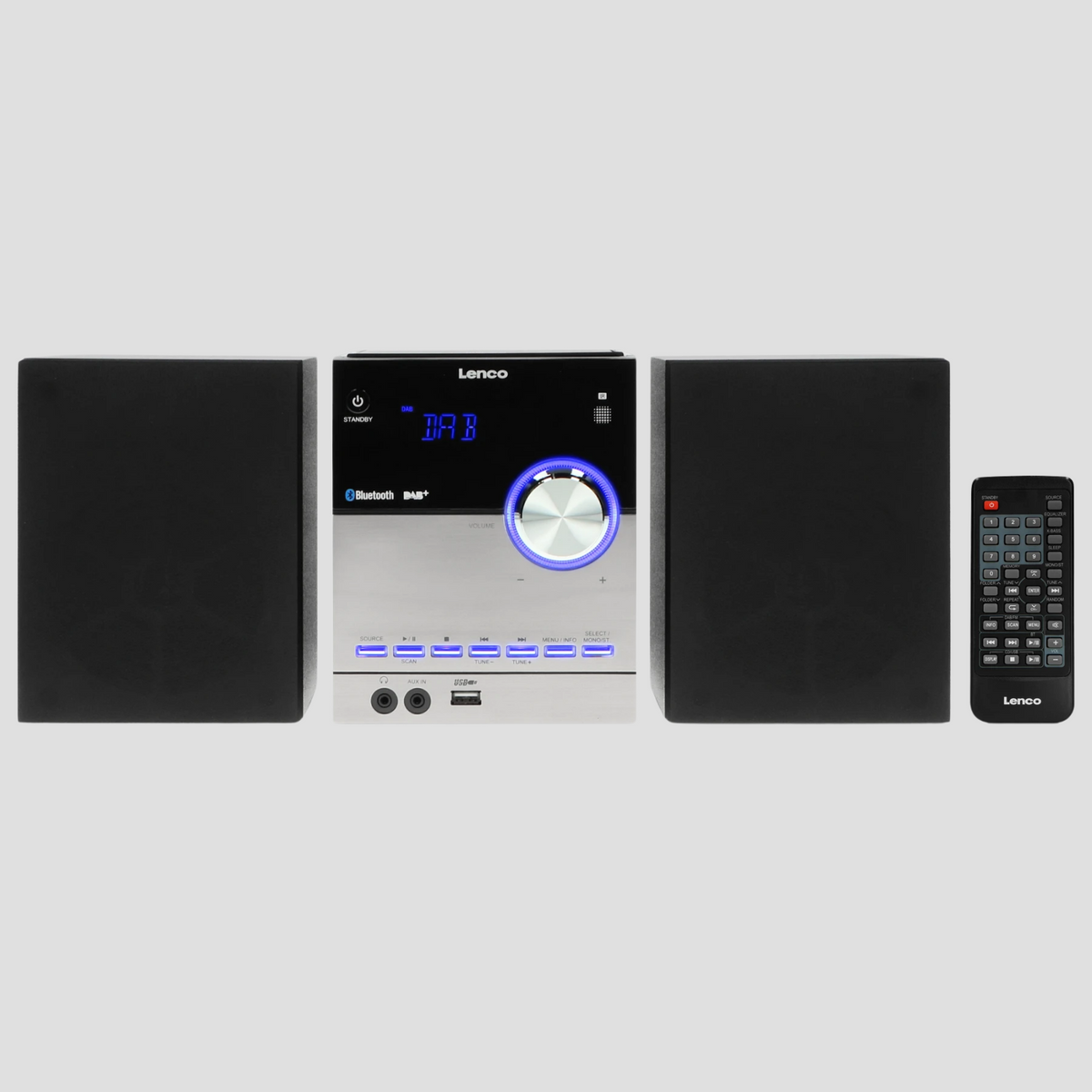 LENCO MC-150 STEREO WITH DAB+ FM, CD, BLUETOOTH &amp; USB PLAYER - BLACK