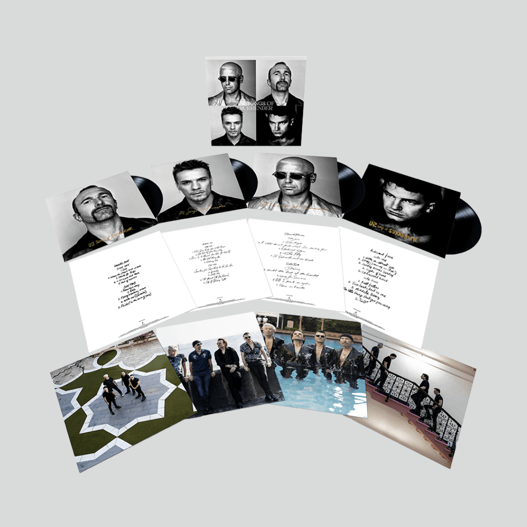 U2 : Songs of Surrender (4LP Super Deluxe Collector Boxset) - Claddagh Records