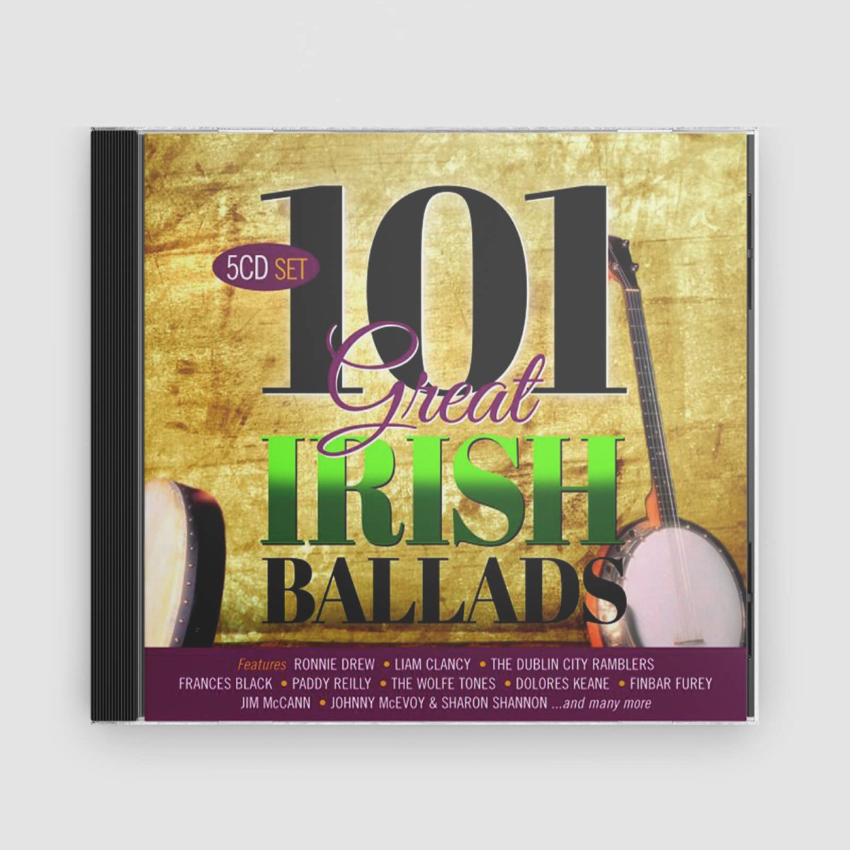 Various : 101 Great Irish Ballads (5CD - Claddagh Records