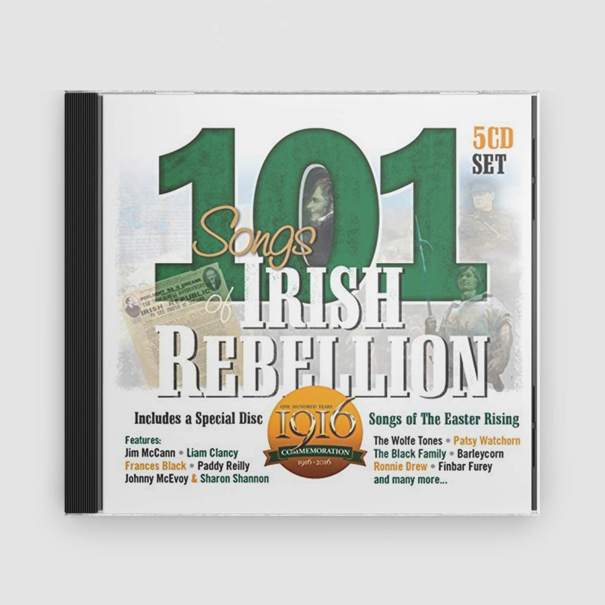 Various : 101 Songs of Irish Rebellion (5CD) - Claddagh Records